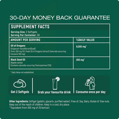 Oil of Oregano Softgels